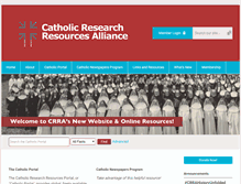 Tablet Screenshot of catholicresearch.org